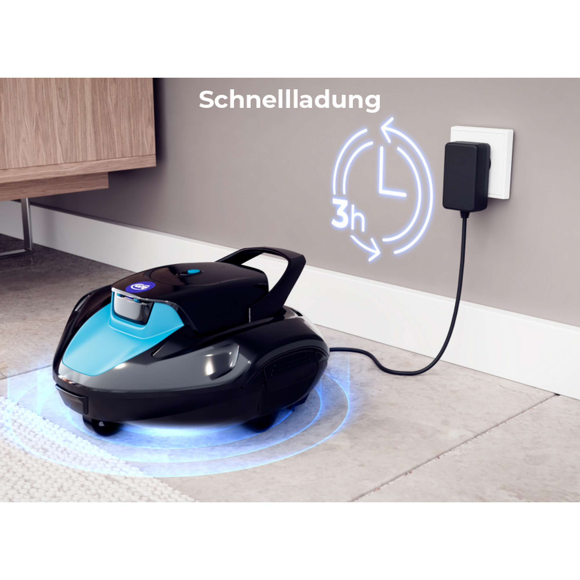 Akku-Pool‑Roboter 'RBG90' für Pools bis 80 m²