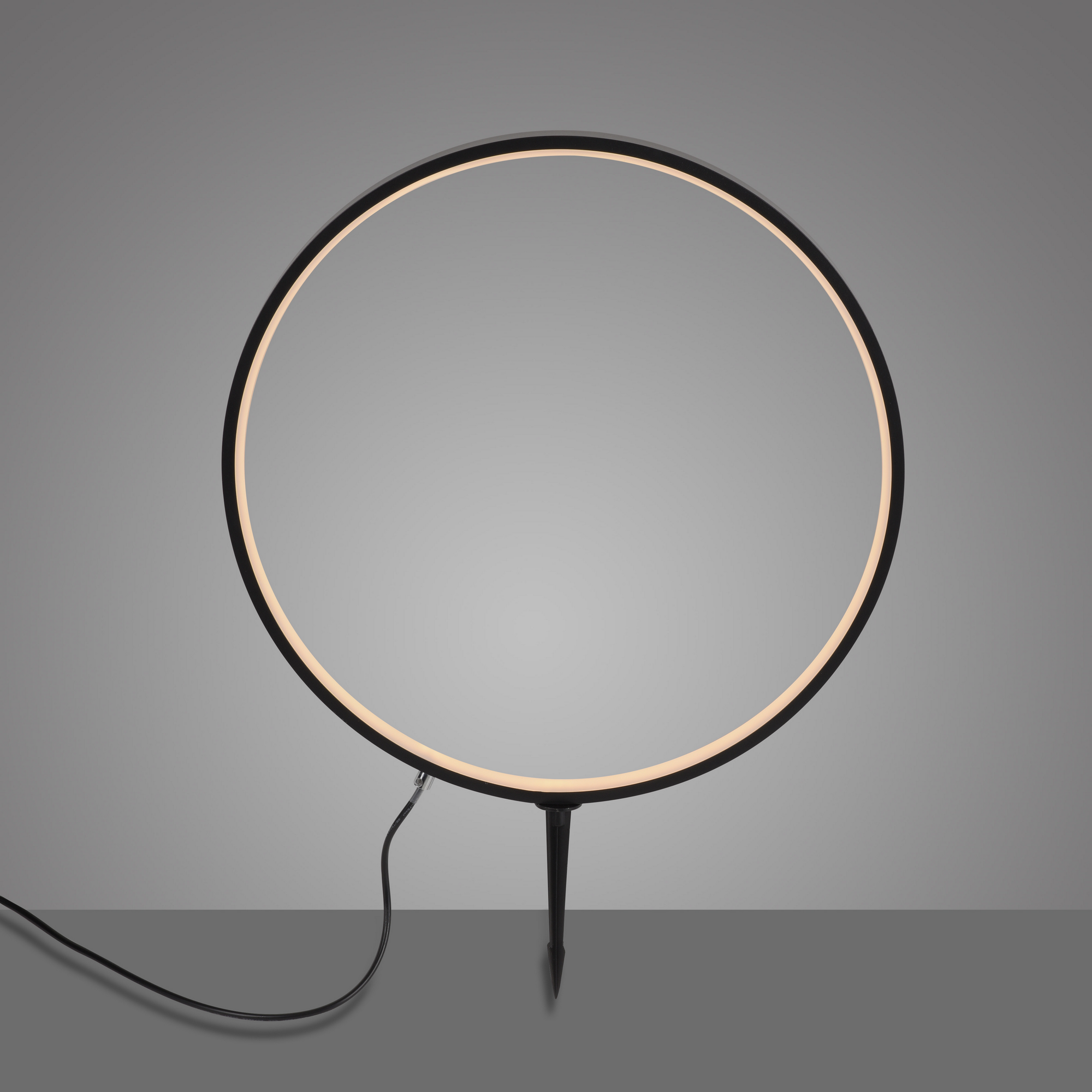 LED-Außenleuchte 'Zirkulu' mit Erdspieß Ø 50 x 66 cm