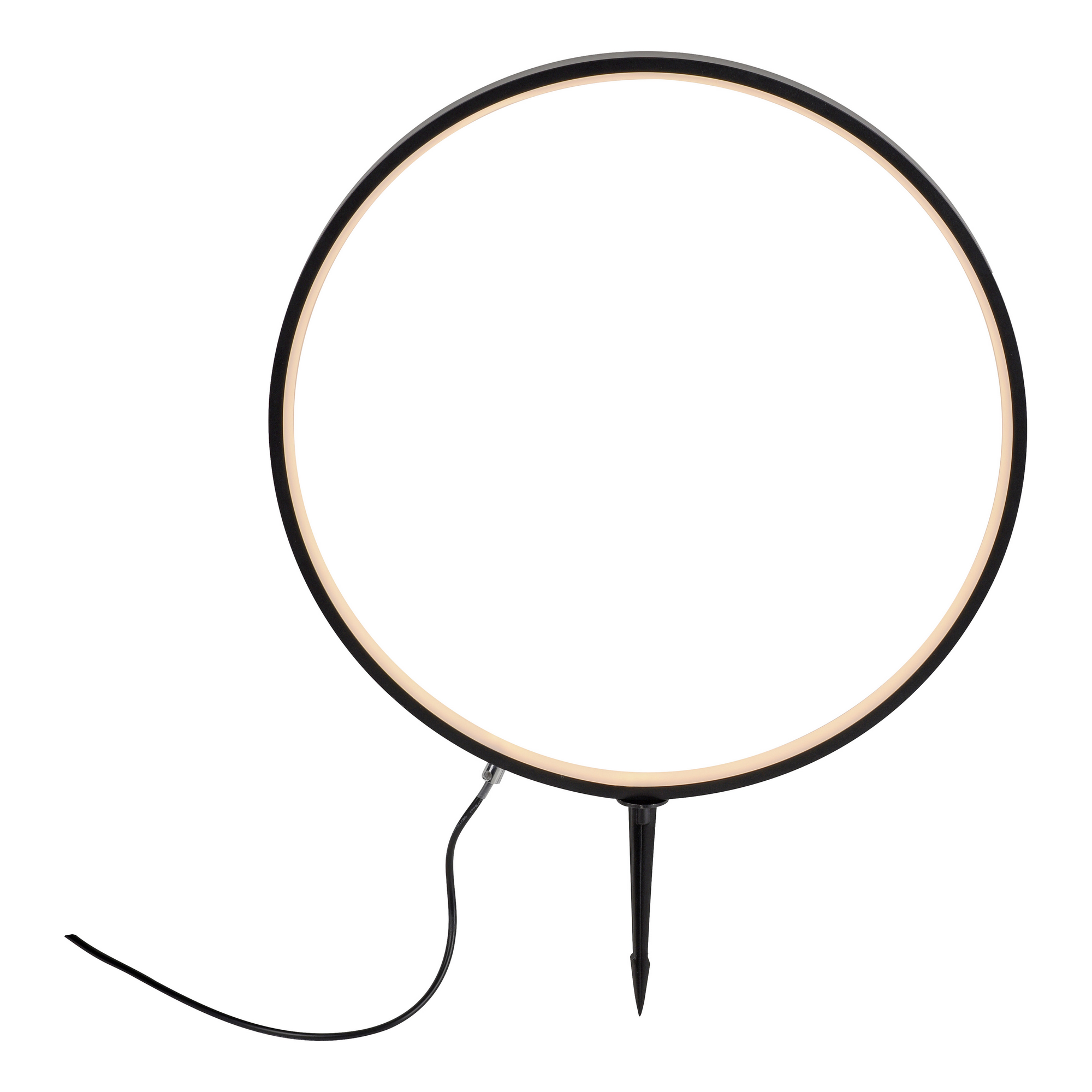 LED-Außenleuchte 'Zirkulu' mit Erdspieß Ø 50 x 66 cm