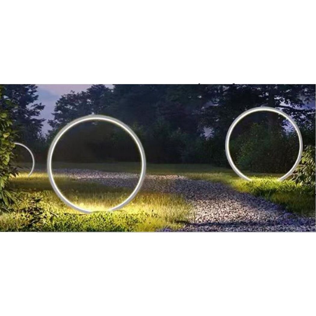 LED-Spießlampe 'Zirkulu' 4,7 W 320 lm warmweiß IP 65 Ø 50 x 66 cm