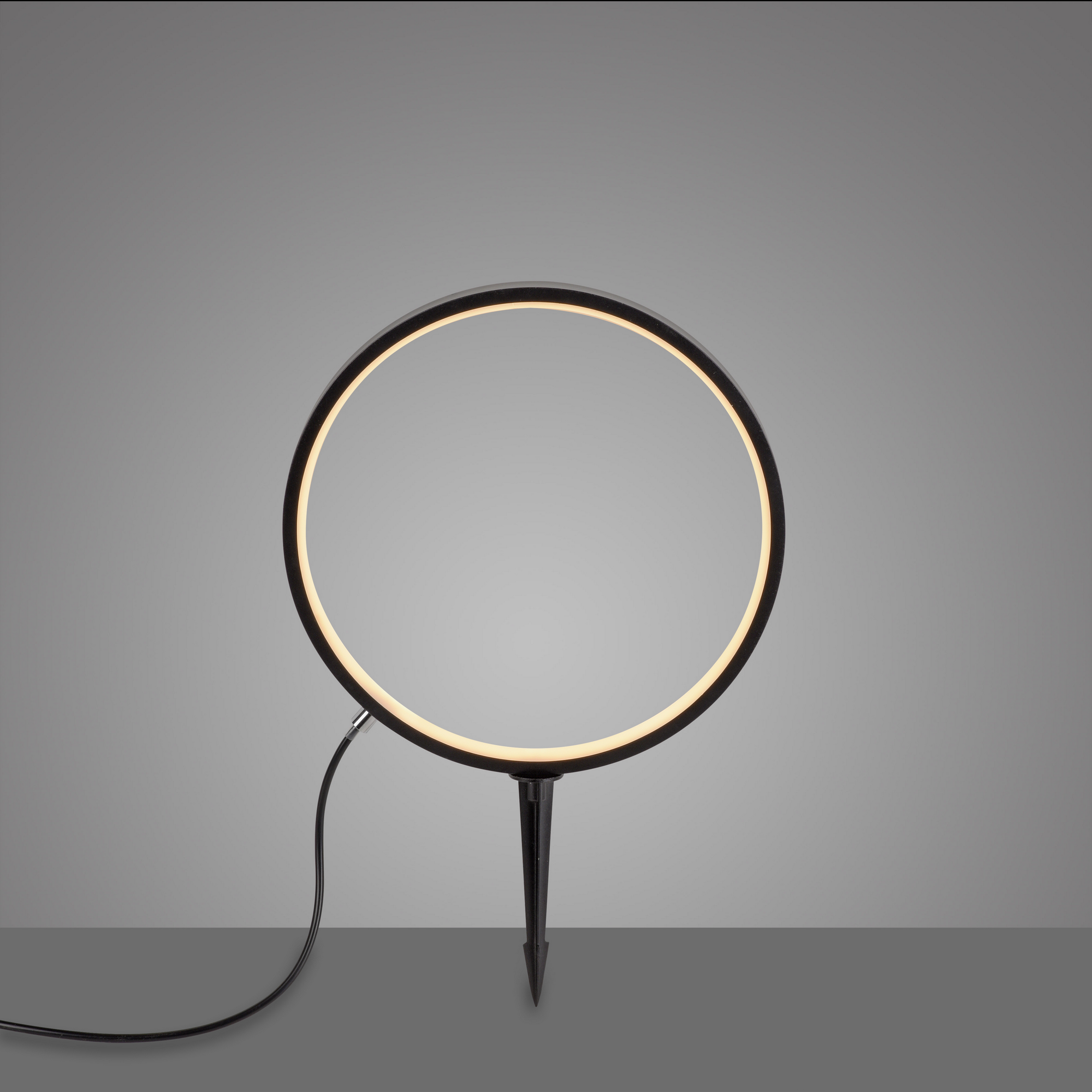 LED-Außenleuchte 'Zirkulu' mit Erdspieß Ø 32 x 48 cm