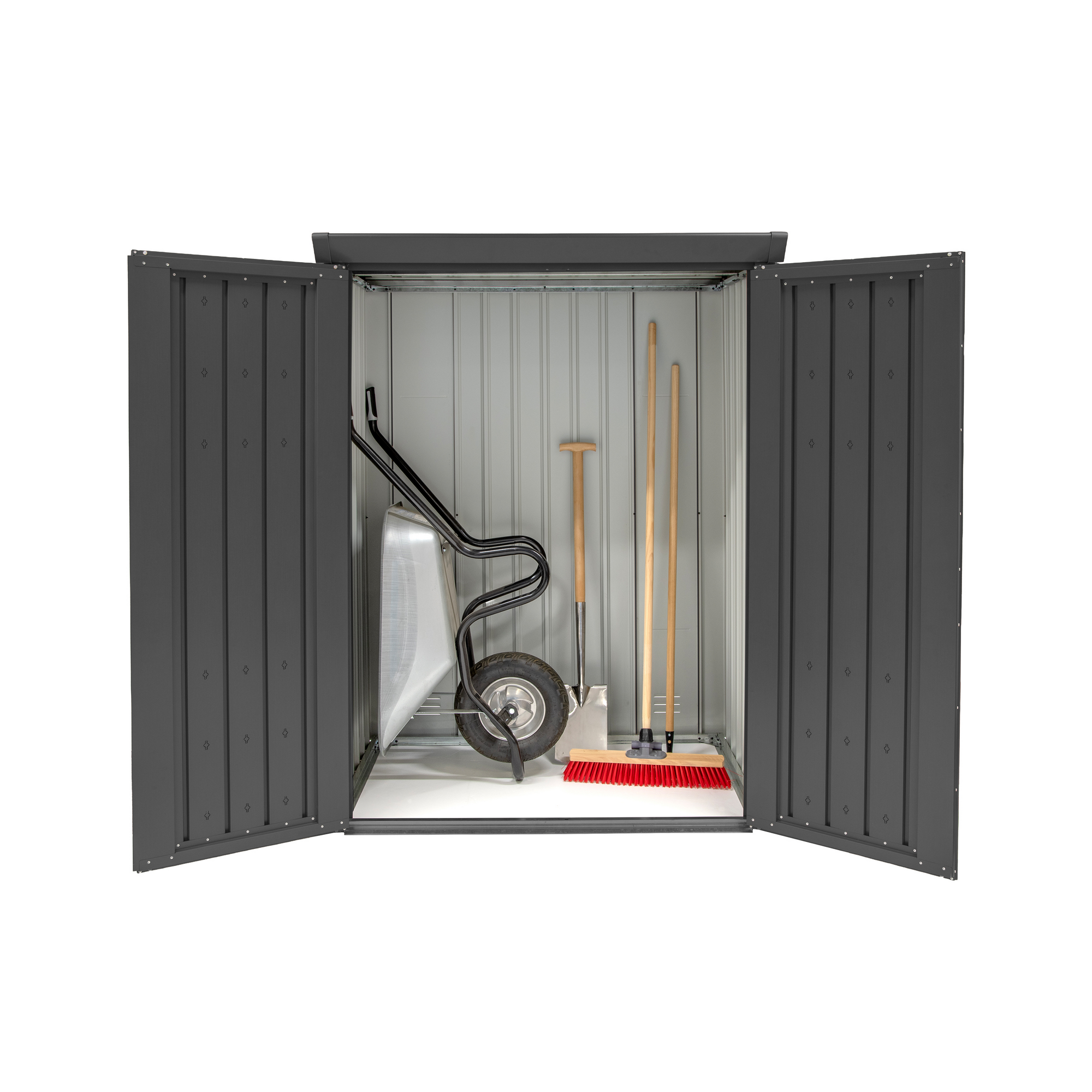 Terrassenschrank 'Paul L' Stahl 133 x 181 x 94 cm