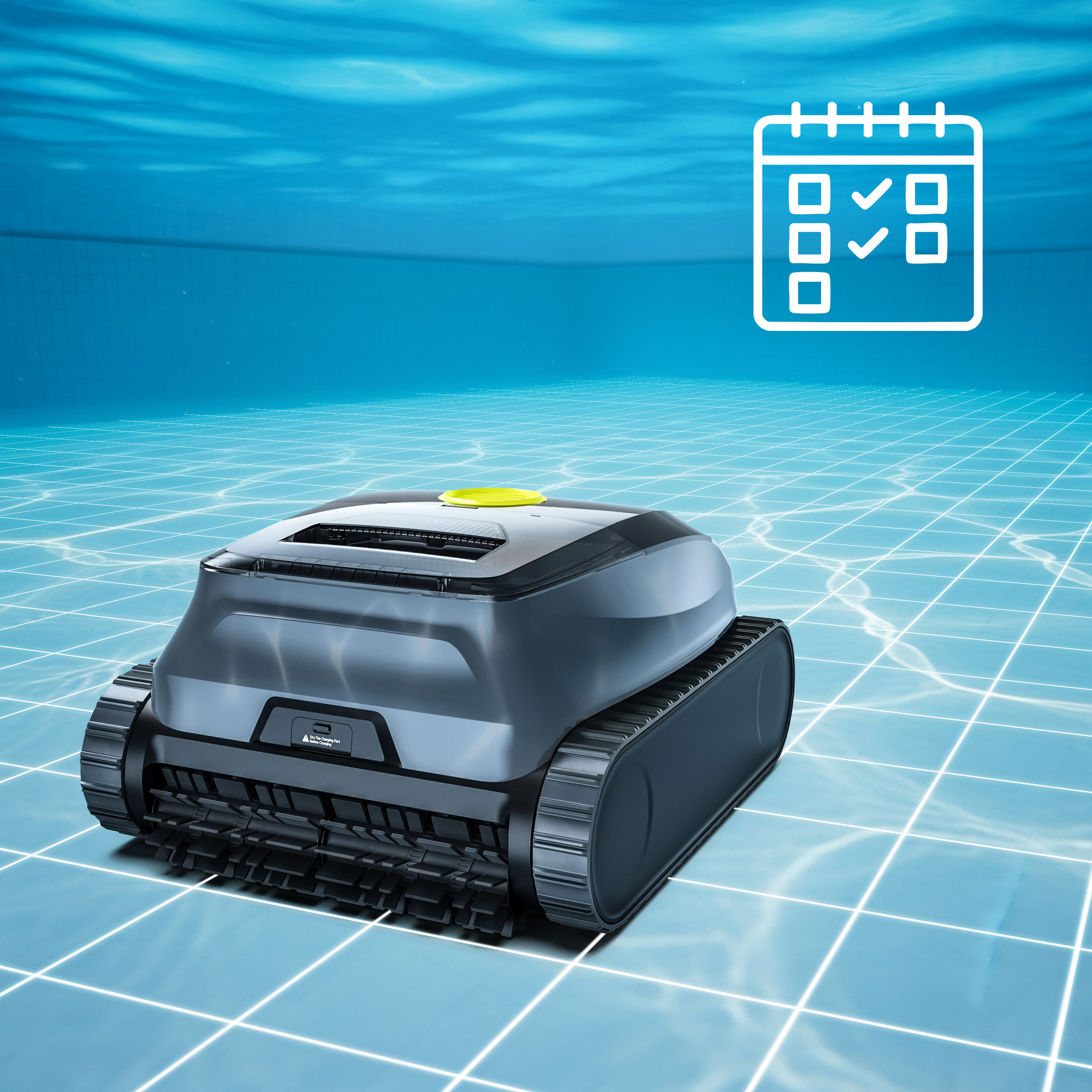 Akku‑Pool‑Roboter 'Freedom Lite' mit Wi‑Fi‑Steuerung