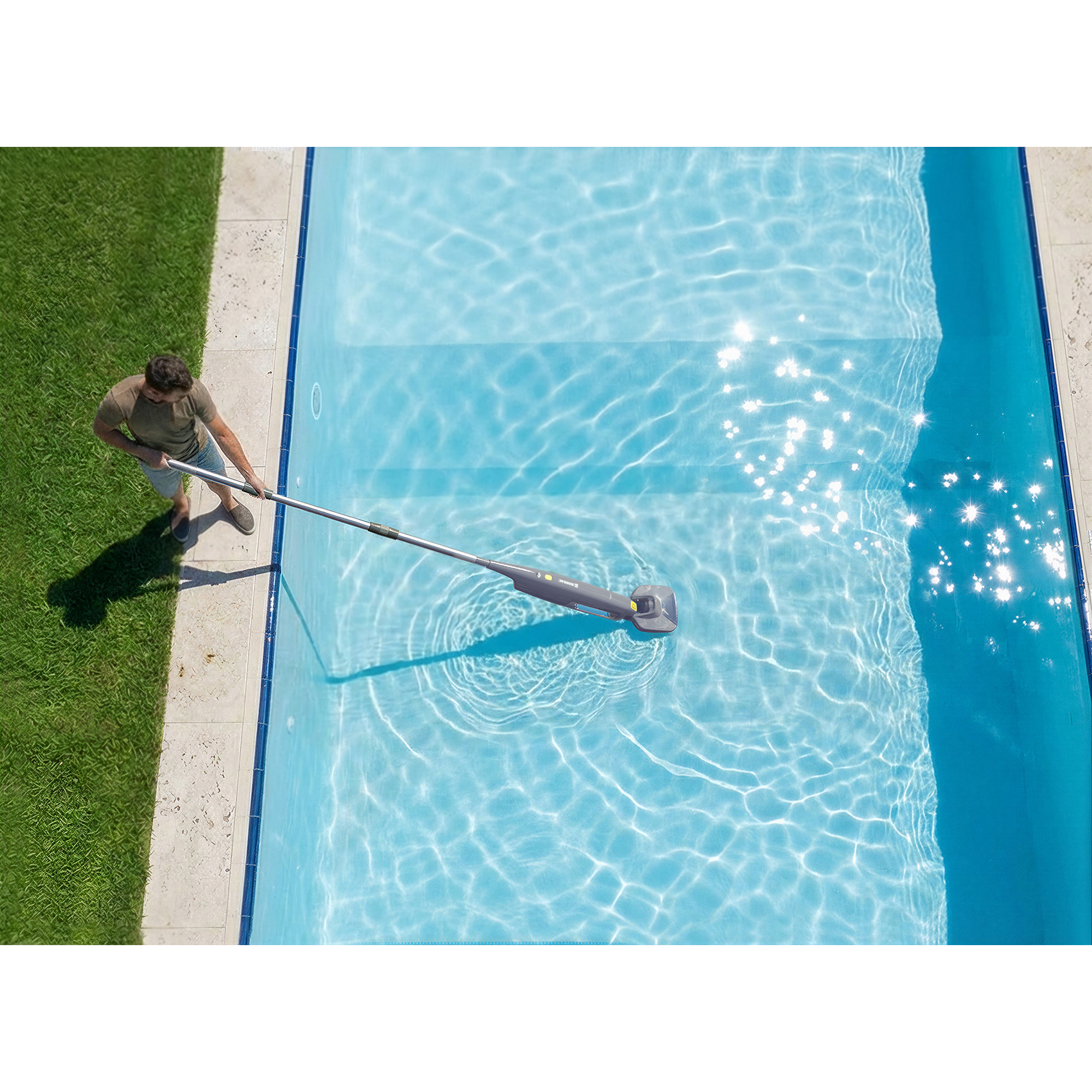 Akku‑Poolsauger 'POOL & SPA VAC' Handgerät