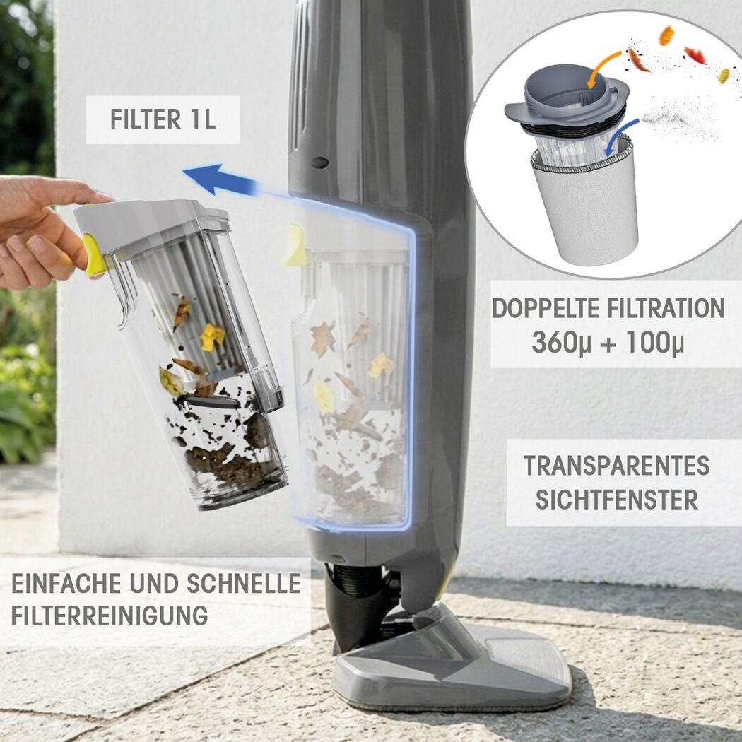 Akku‑Poolsauger 'POOL & SPA VAC' Handgerät