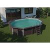 Composite Pool-Set 'Avantgarde' grau oval 520 × 386 × 124 cm