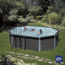 Composite Pool-Set 'Avantgarde' grau oval 520 × 386 × 124 cm