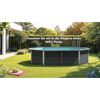 Composite Pool-Set 'Avantgarde' grau oval 520 × 386 × 124 cm