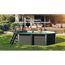Composite Pool-Set 'Avantgarde' grau oval 520 × 386 × 124 cm
