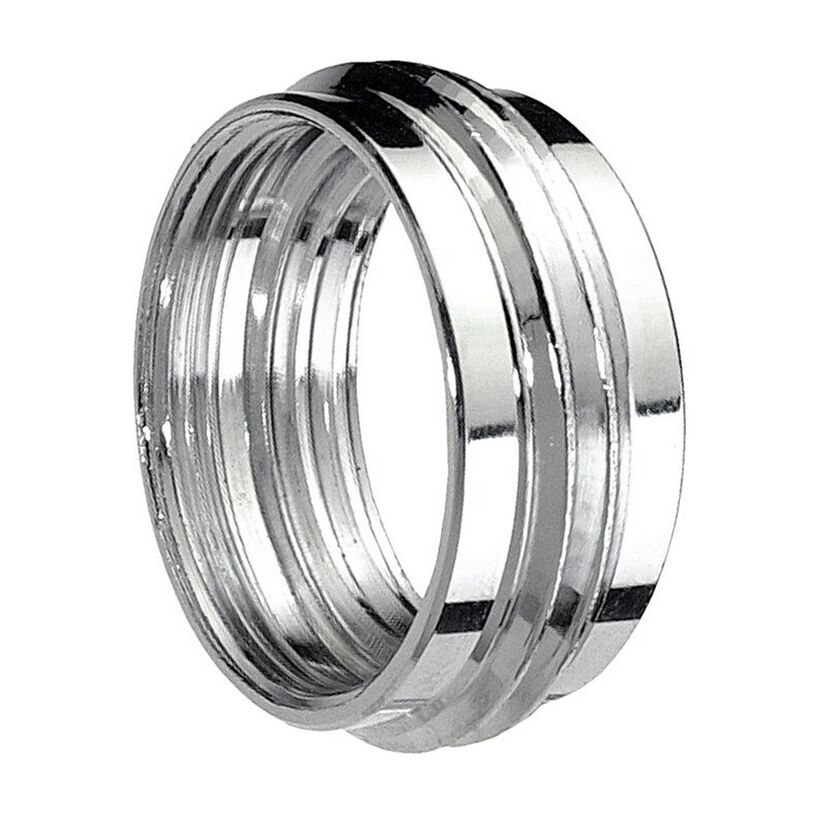 Übergangsstück chromfarben 3/4"AG x 1/2" IG
