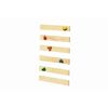 Kinderspielhaus 'Frieda' Fichtenholz naturbelassen mit Rutsche anthrazit, Doppelschaukel, Anbauplattform, Kletterwand 107 x 291 x 107 cm