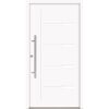 Alu-Stahlhaustür 'H1' weiß links 110 x 210 cm
