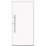 Alu-Stahlhaustür 'H1' weiß links 110 x 210 cm