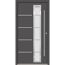 Alu-Stahlhaustür 'B06' anthrazit rechts 100 x 210 cm