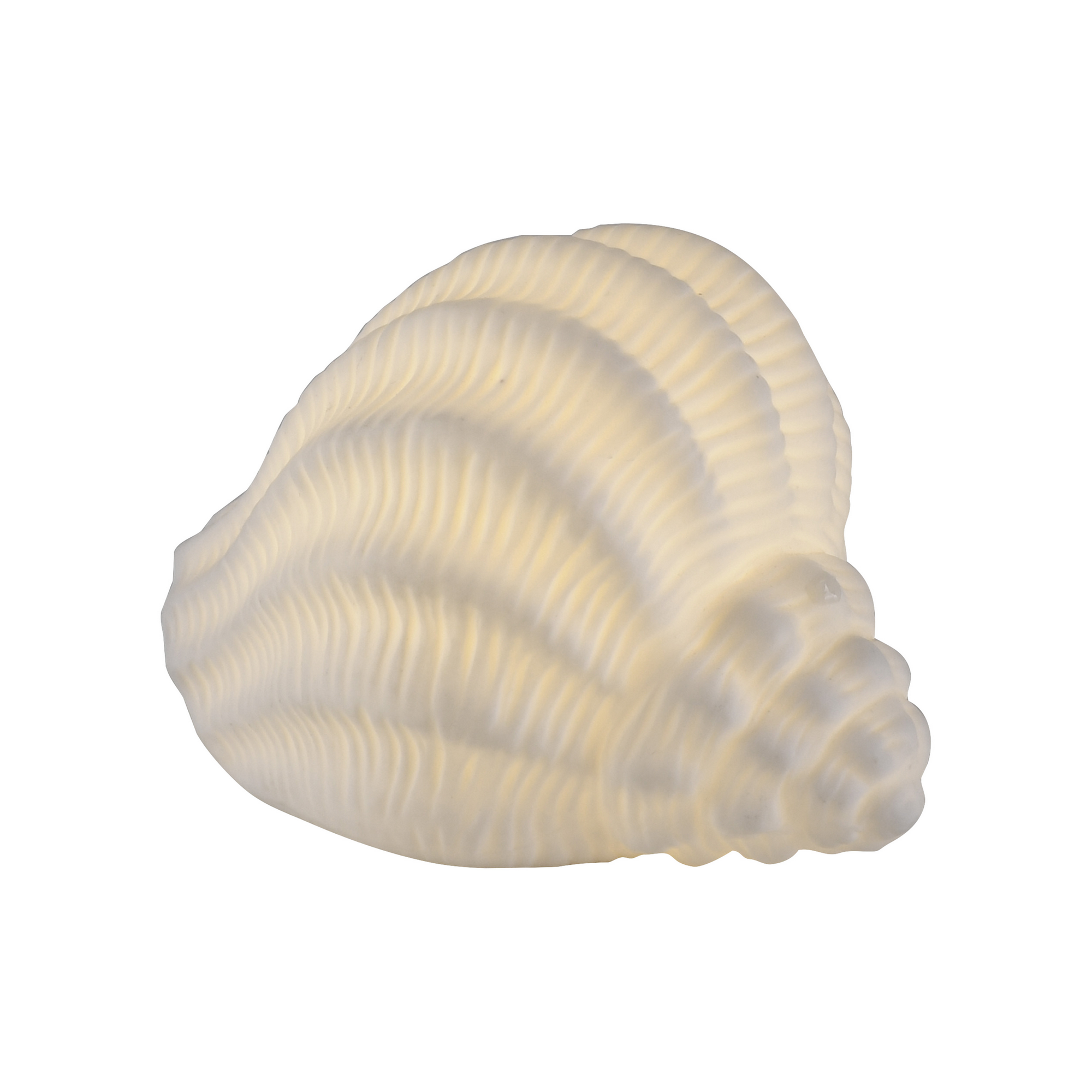 LED-Keramikleuchte 'Marishell' 8,8 x 8,2 x 12,3 cm