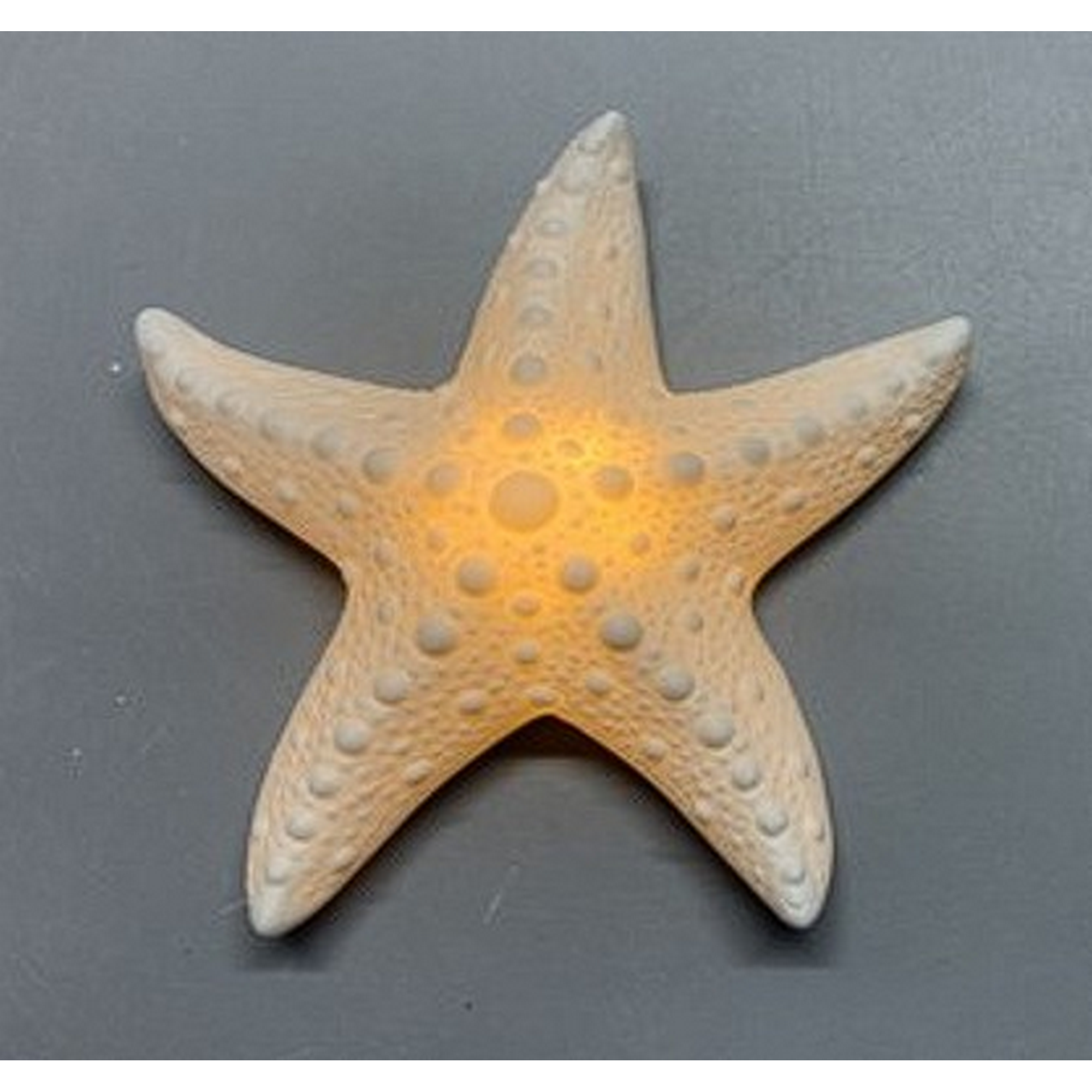 LED-Keramikleuchte 'Marishell' 13,5 x 3,8 x 12,3 cm