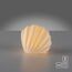 LED-Keramikleuchte 'Marishell' 6,5 x 9,4 x 9,8 cm