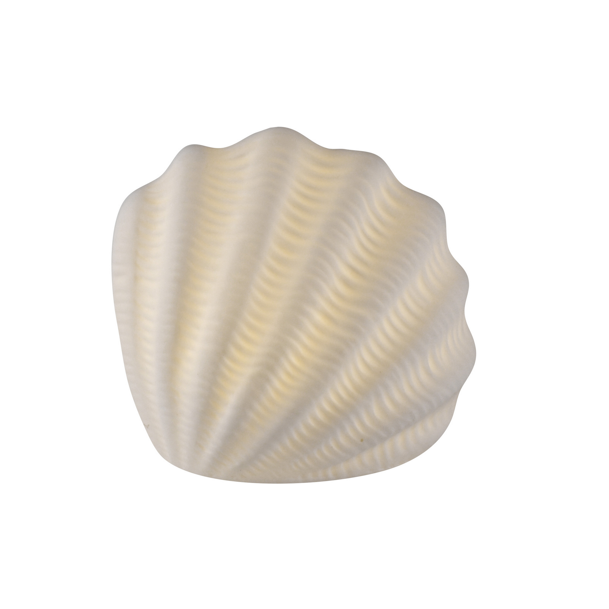 LED-Keramikleuchte 'Marishell' 6,5 x 9,4 x 9,8 cm