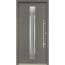 Alu-Stahlhaustür 'B17' quarzgrau rechts 100 x 210 cm