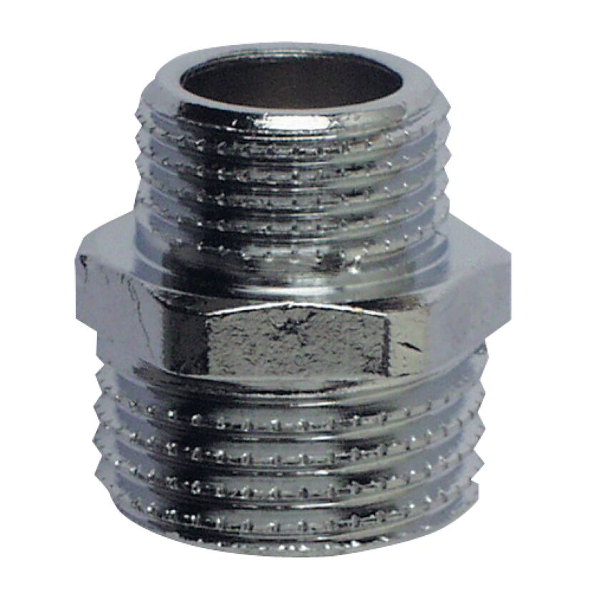 Gewindefitting verchromt 3/4" x 1/2" AG