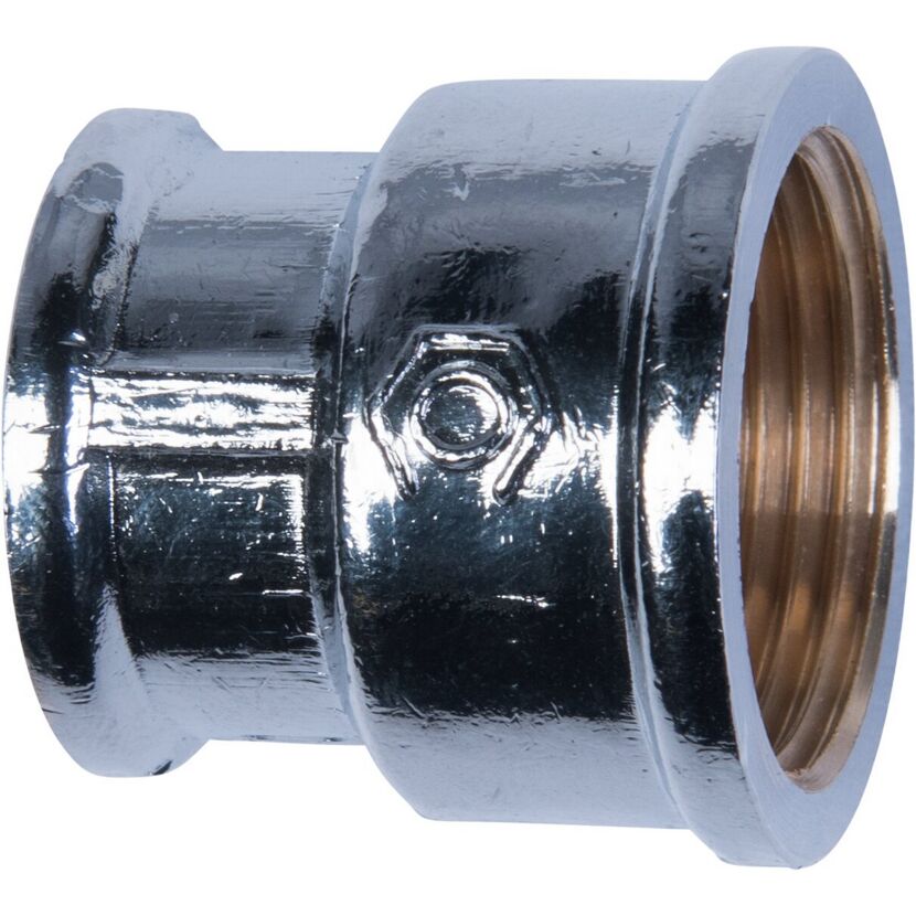 Reduziermuffe verchromt 1/2" x 3/8" IG