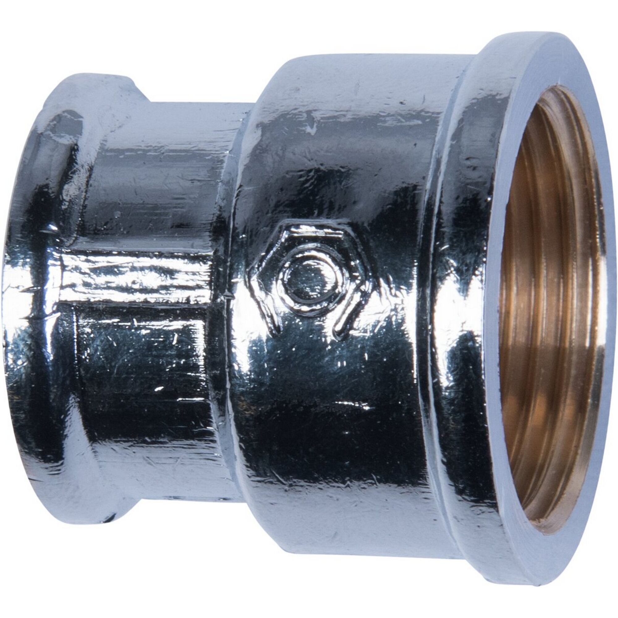 Reduziermuffe verchromt 1/2" x 3/8" IG