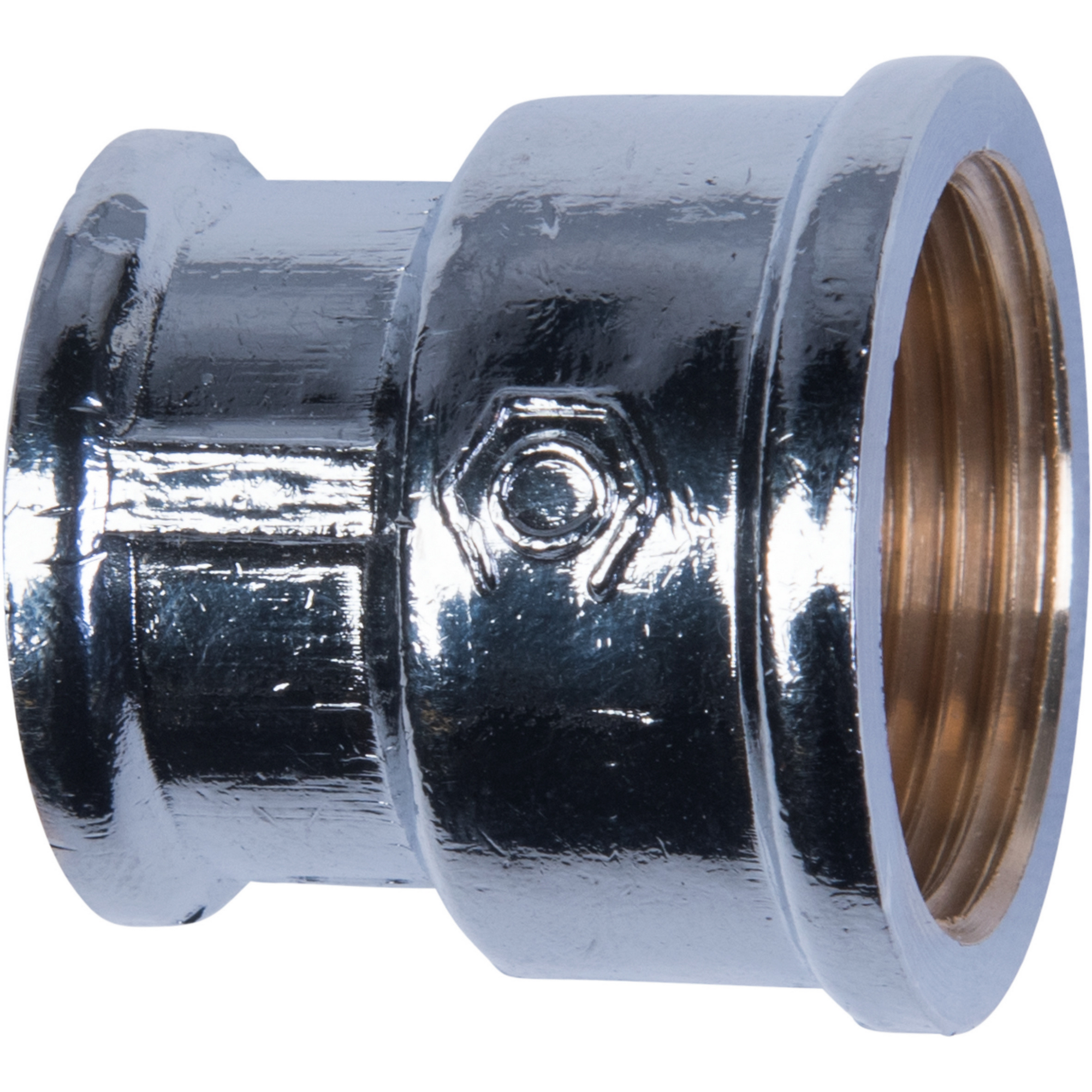 Reduziermuffe verchromt 3/4" x 1/2" IG