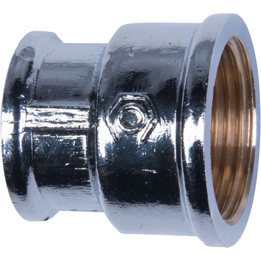 Reduziermuffe verchromt 3/4" x 1/2" IG