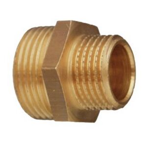 Reduziernippel Messing 3/4" x 1/2"