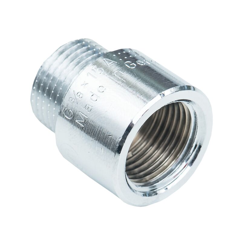 Hahnverlängerung verchromt 3/8" IG/AG x 15 mm