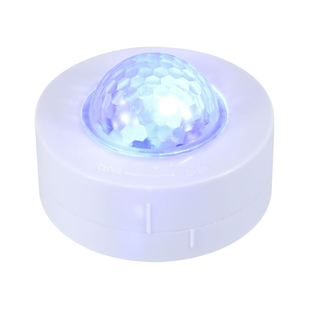 LED-Partyleuchte Farbwechsler Ø 5,8 x 3,7 cm