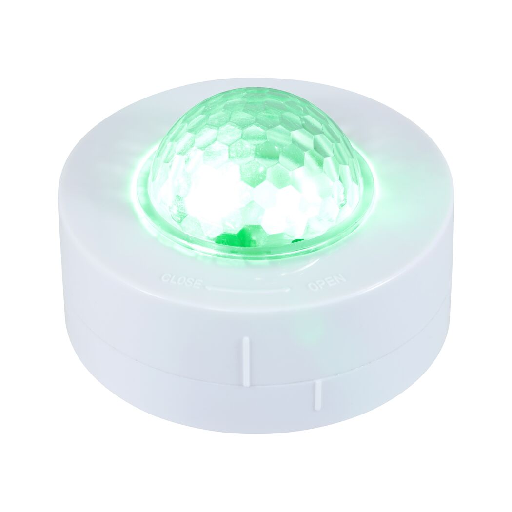 LED-Partyleuchte Farbwechsler Ø 5,8 x 3,7 cm