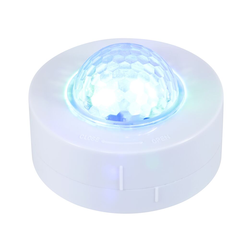 LED-Partyleuchte Farbwechsler Ø 5,8 x 3,7 cm