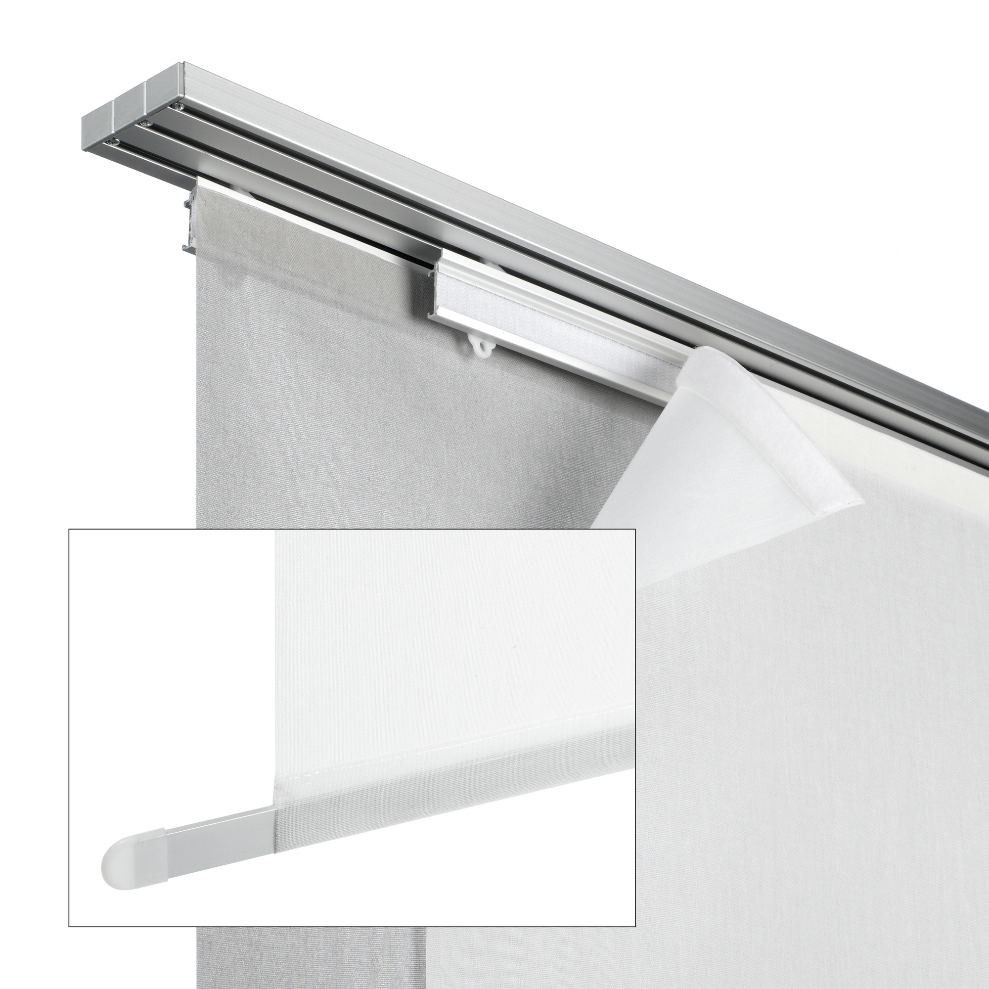 Paneelwagen silber 70 cm