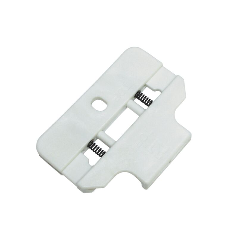 Deckenclip für 3-läufige Flächenvorhangschiene weiß 2 Stück