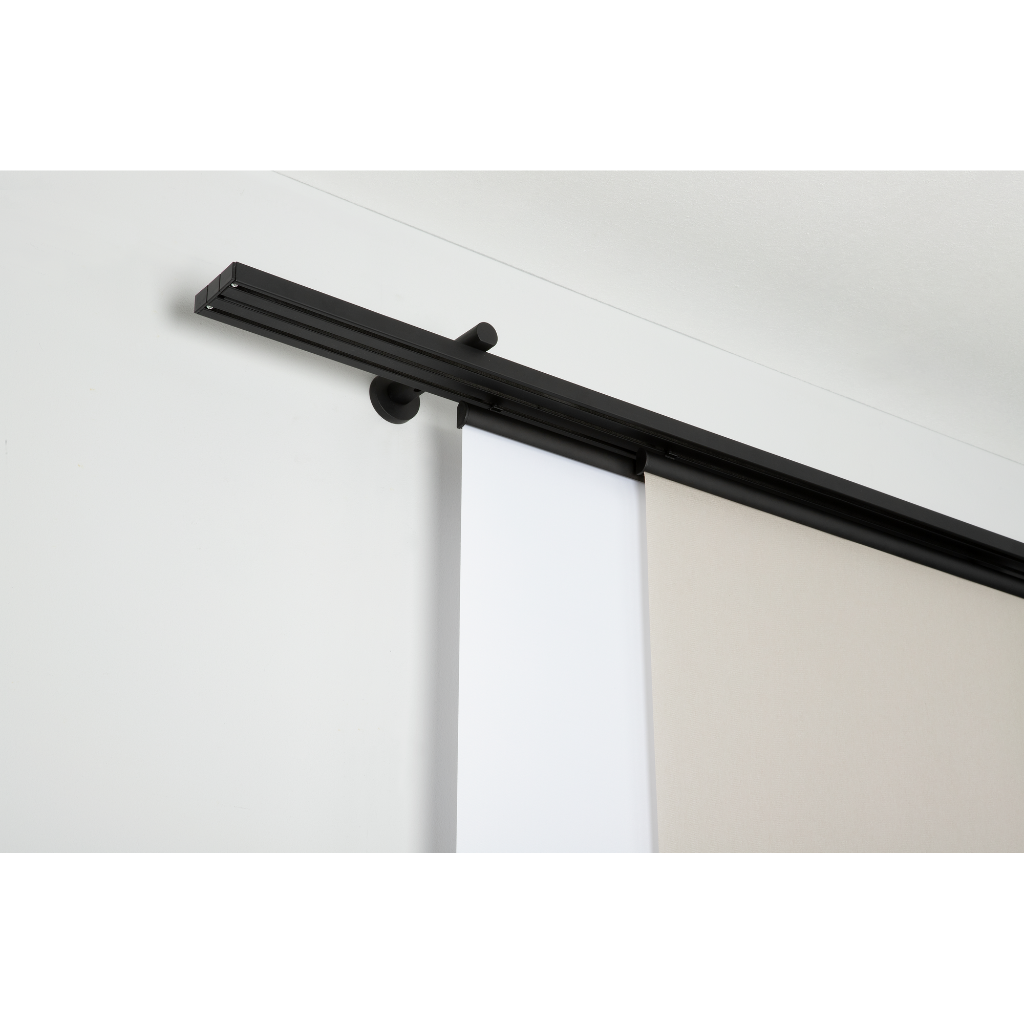 Deckenclip für 3-läufige Flächenvorhangschiene weiß 2 Stück