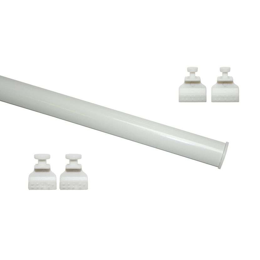 Profil zum Klipsen mit Klebestreifen weiß 60 cm