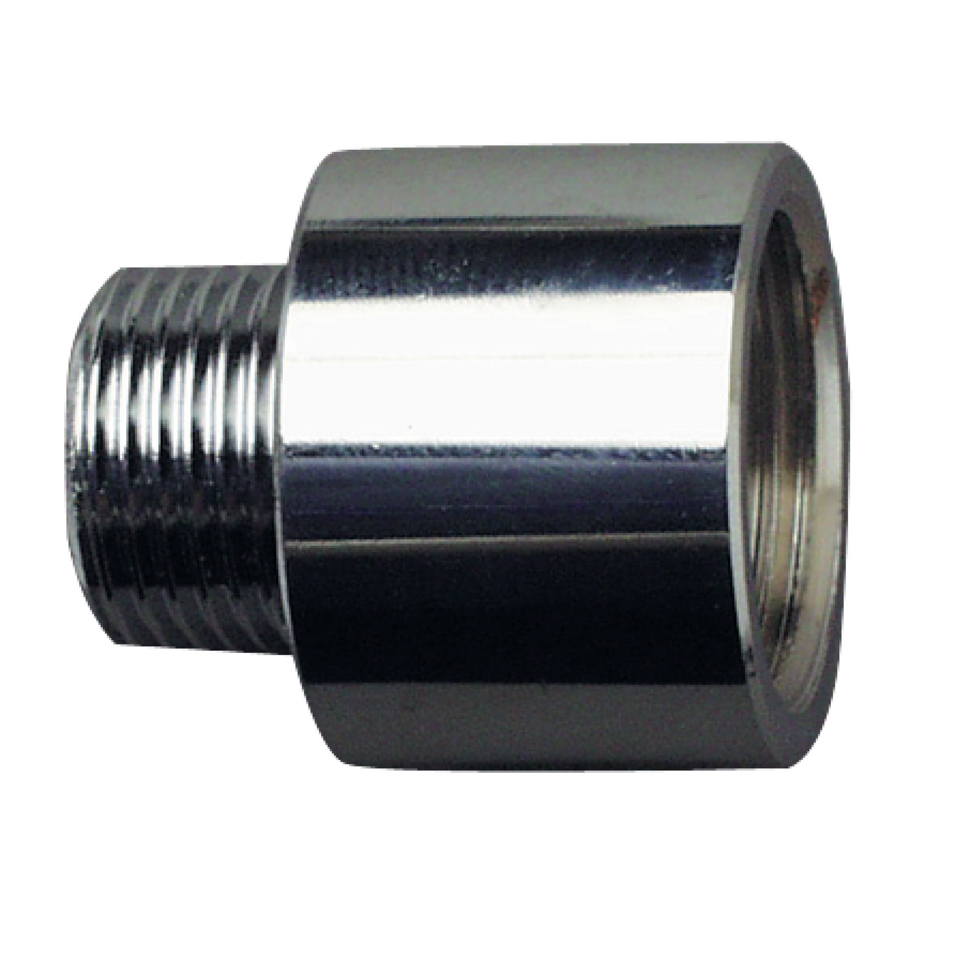 Gewindefitting verchromt, 1/2" IG x 3/8" AG