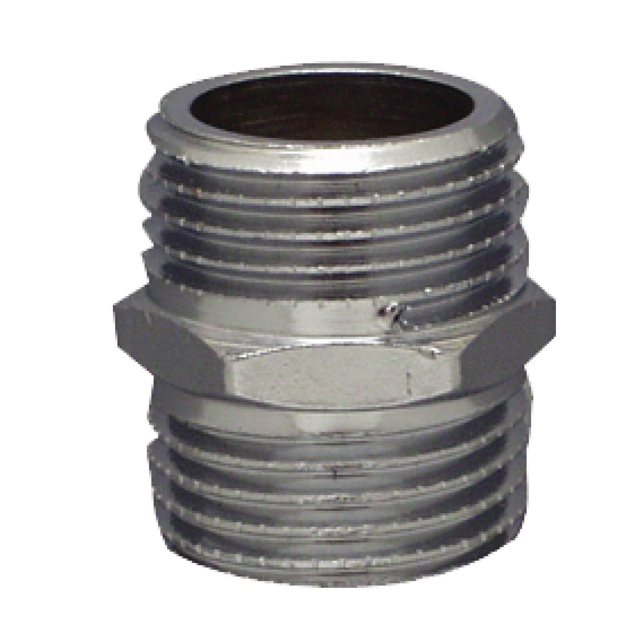 Gewindefitting Messing verchromt 1/2" AG