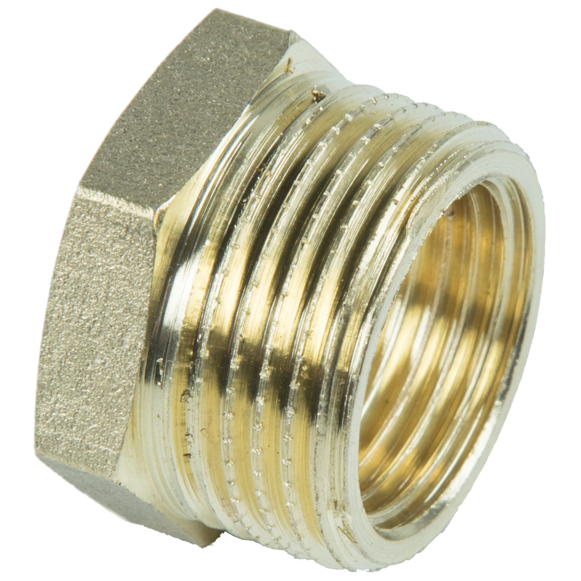 Gewindefitting Messing 3/4" IG x 1/2" AG