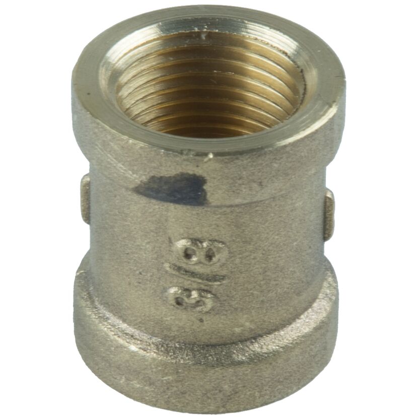 Gewindefitting Muffe Messing 3/8" IG