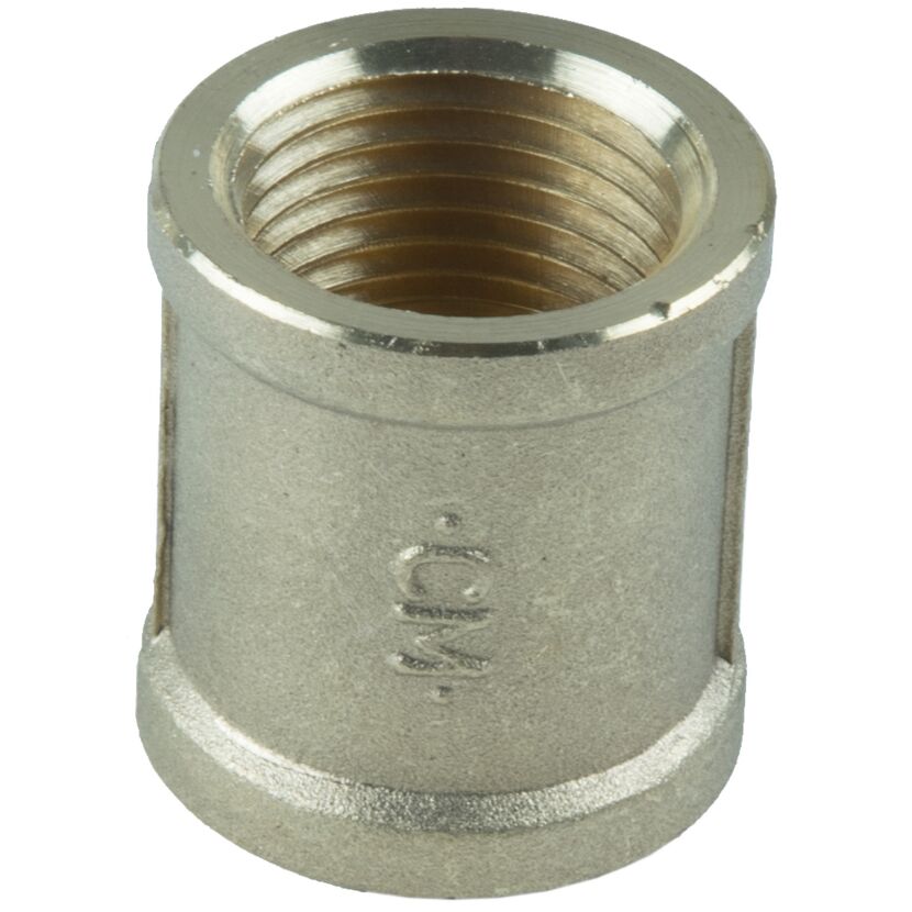Gewindefitting Muffe Messing 1/2" IG