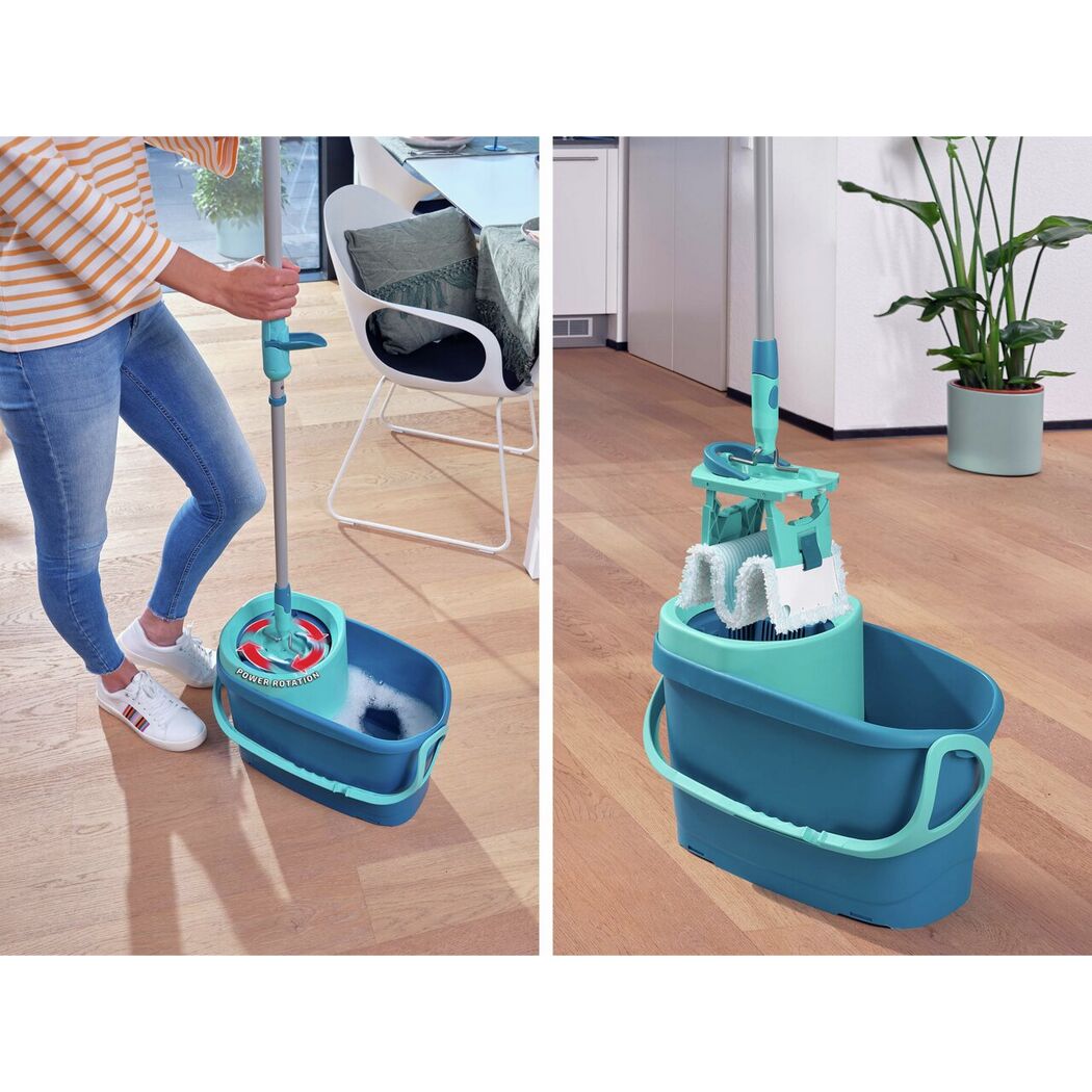 Bodenwischer-Set 'Clean Twist M Ergo micro duo' 37 cm 5-teilig