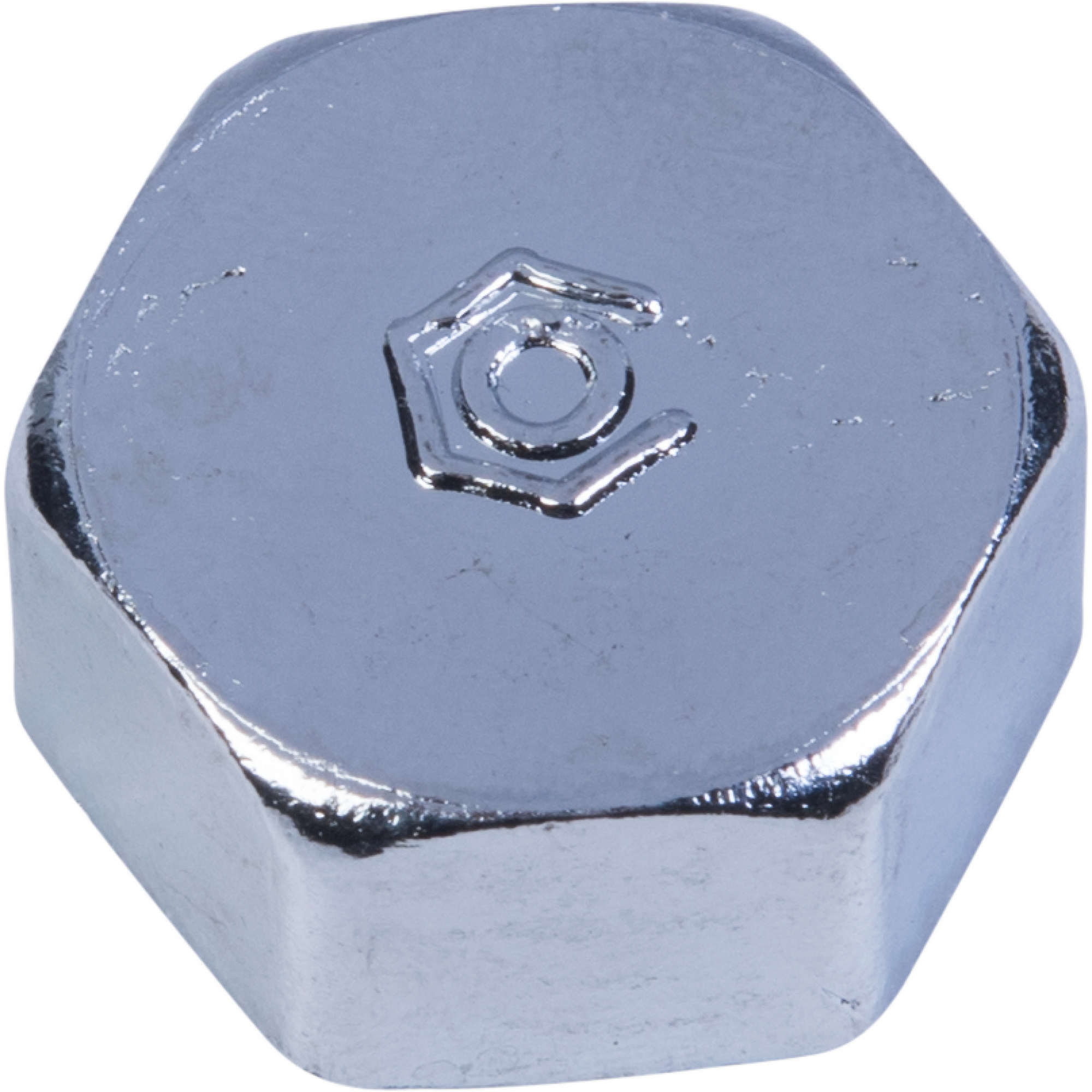 Gewindefitting Kappe verchromt 1/2" IG