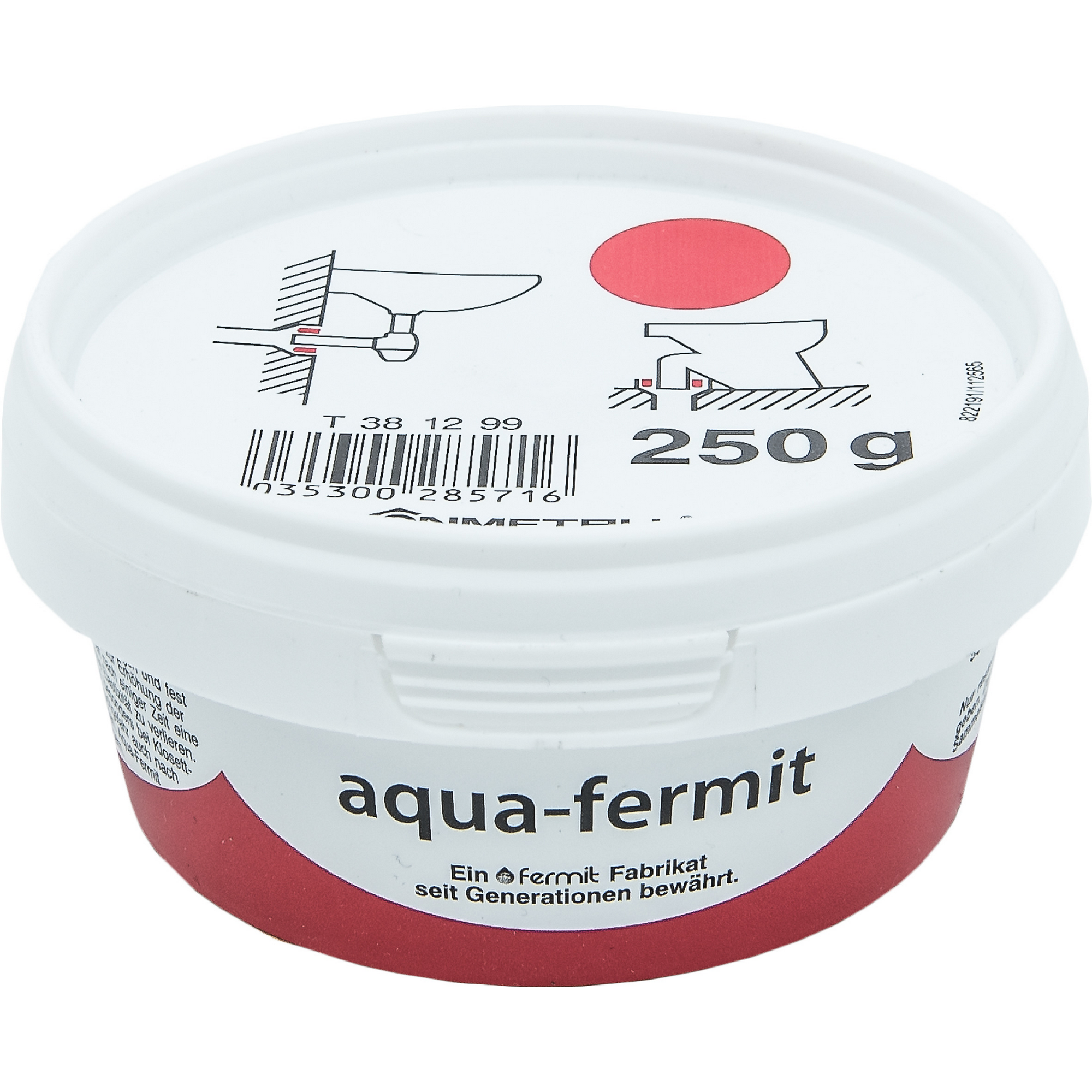Muffenkitt 'Aquafermit' rot 250 g