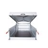PKW-Anhänger 'BasicPlus 1000' gebremst 1000 kg inklusive Bordwandaufsatz und Deckel