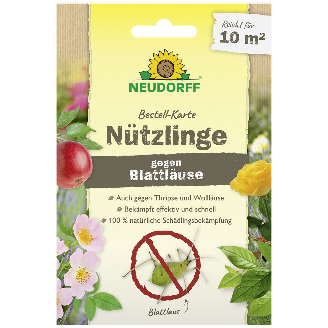 Bestell-Karte Nützlinge gegen Blattläuse