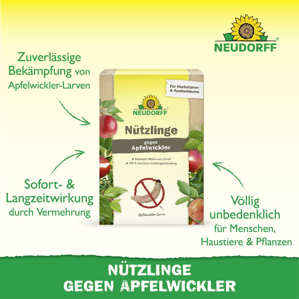 Bestell-Karte Nützlinge gegen Apfelwickler