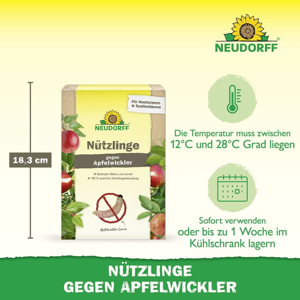Bestell-Karte Nützlinge gegen Apfelwickler