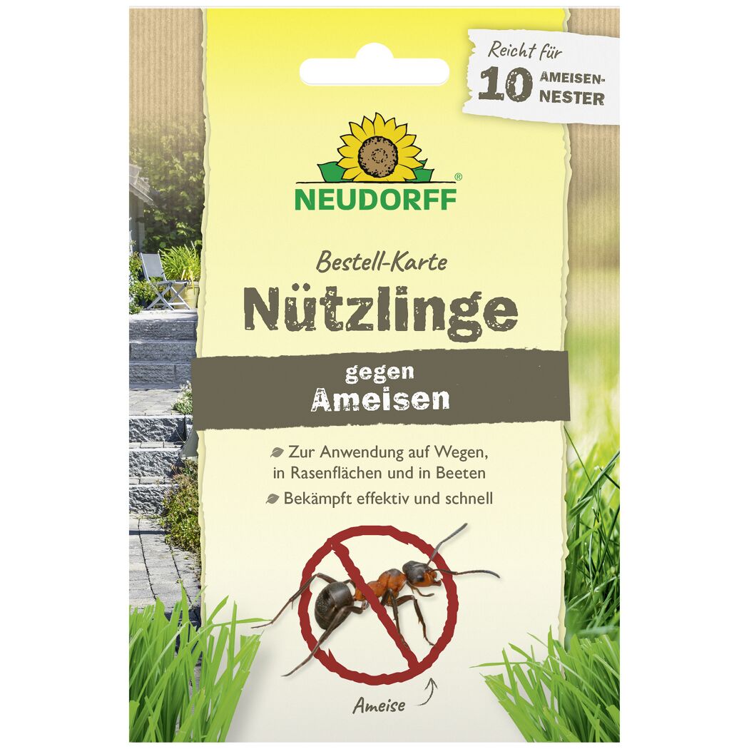 Bestell-Karte Nützlinge gegen Ameisen